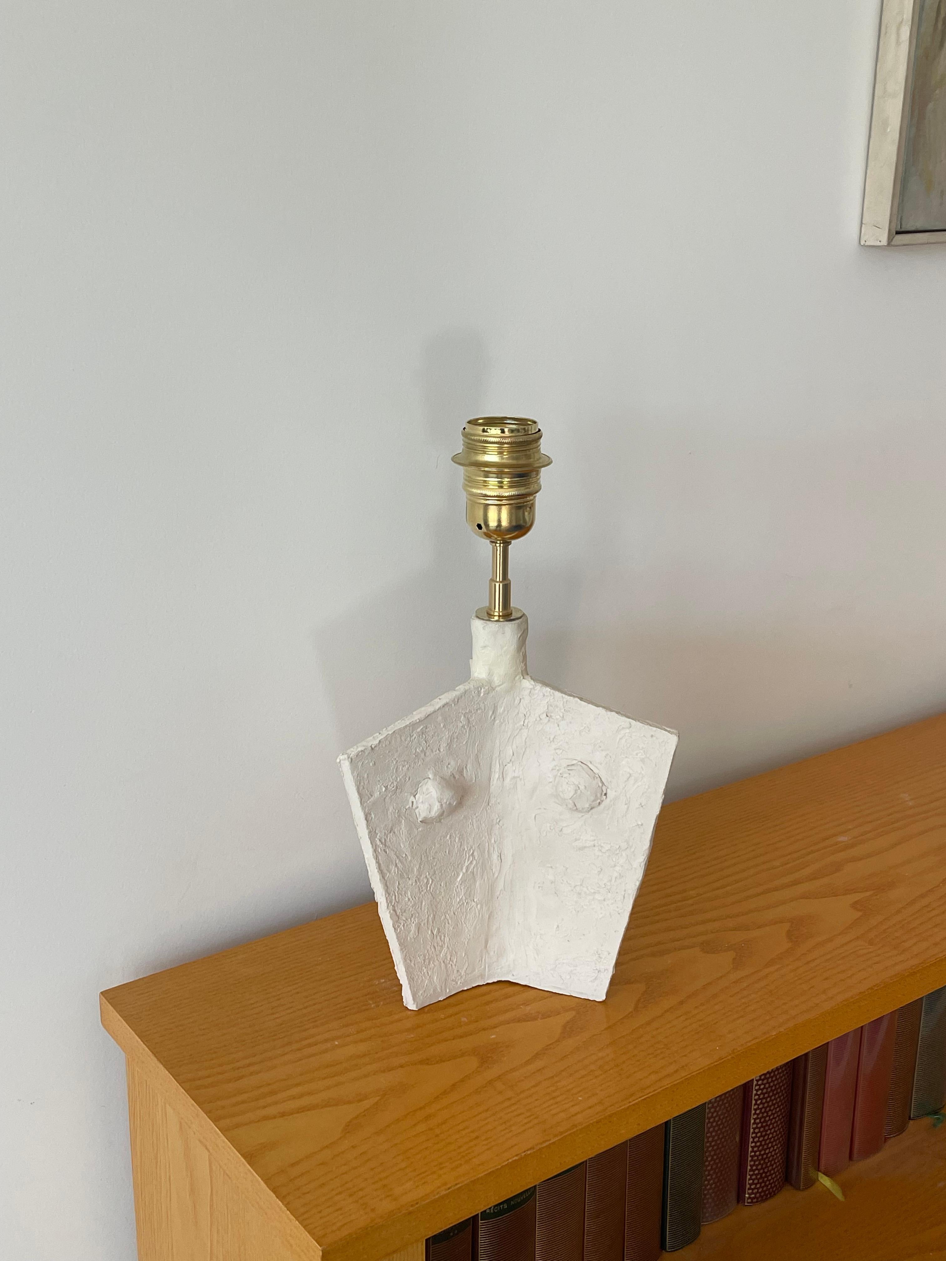 Lámpara francesa de cerámica contemporánea, 