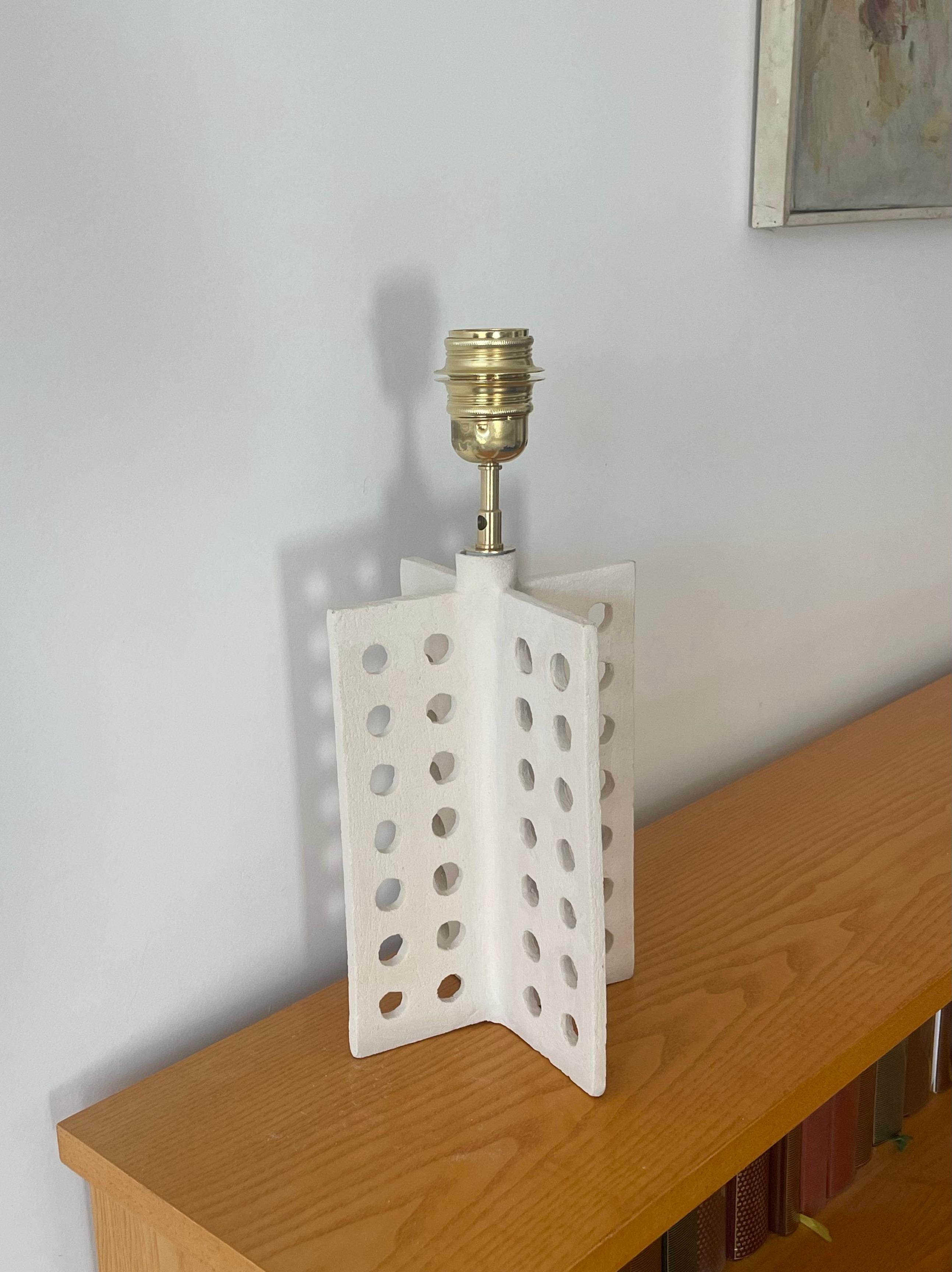 Lampada francese contemporanea in ceramica, 