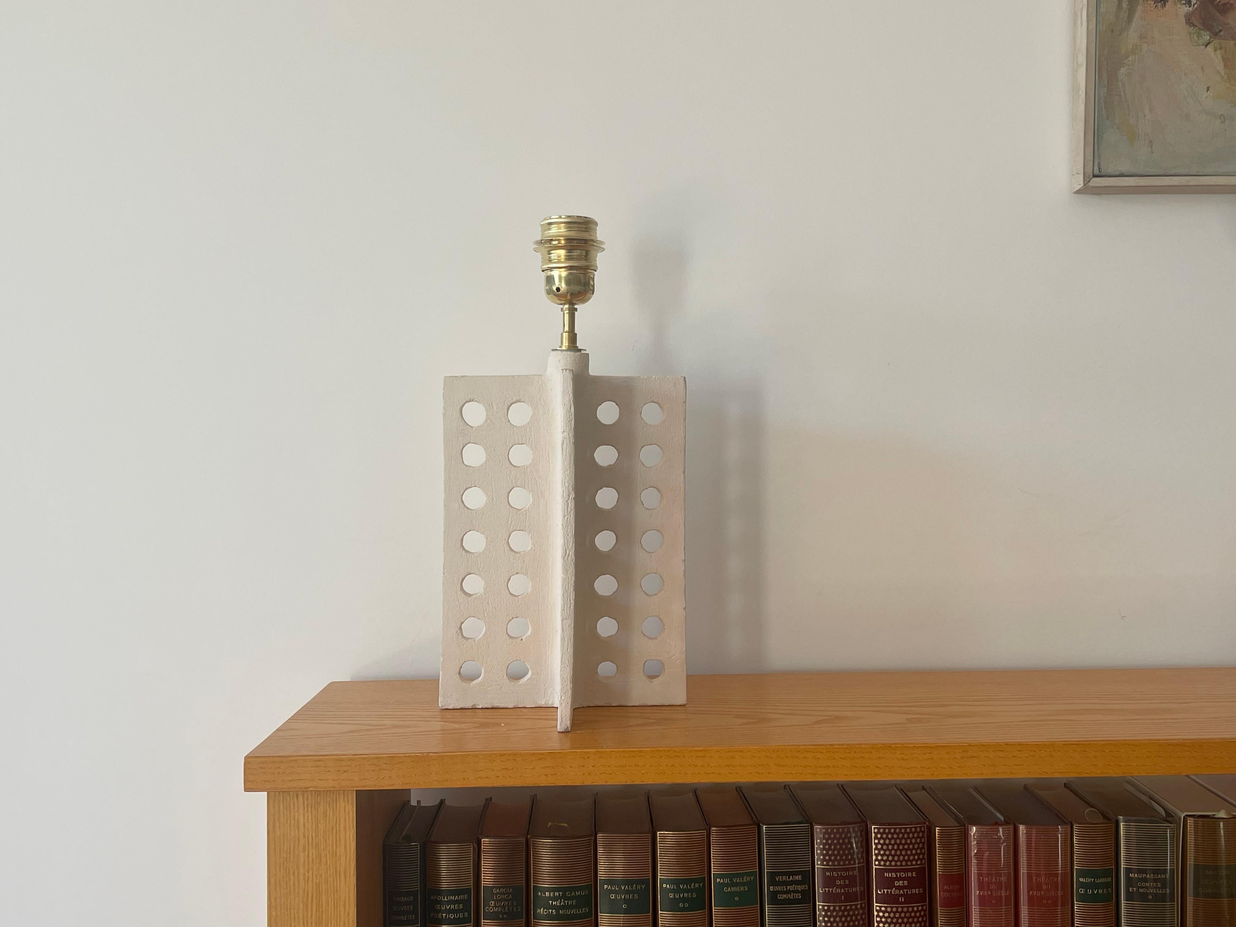 Lampada francese contemporanea in ceramica, 