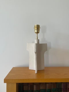 French contemporary ceramic lamp, "L 02" by Renzo Maar