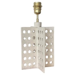 French contemporary ceramic lamp, "L 02" by Renzo Maar