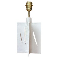 French contemporary ceramic lamp, "L 04" by Renzo Maar