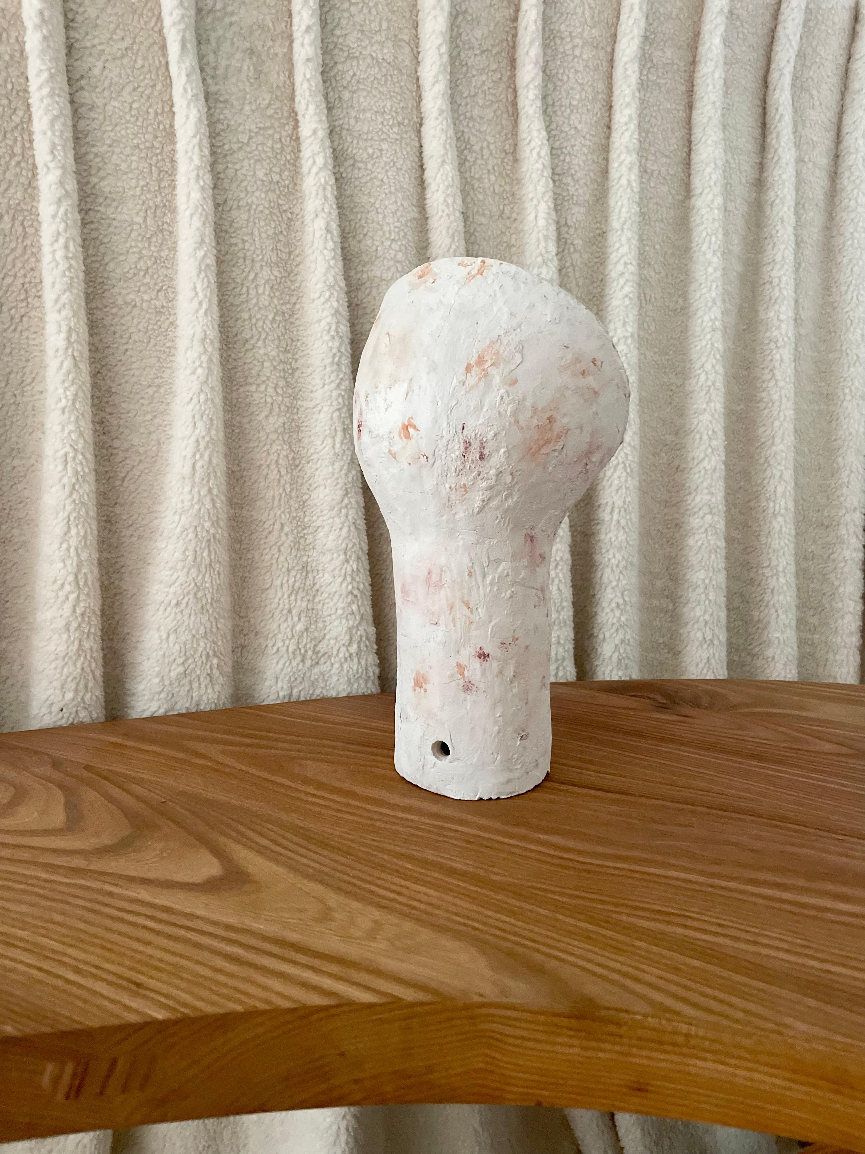 Lámpara francesa de cerámica contemporánea, 