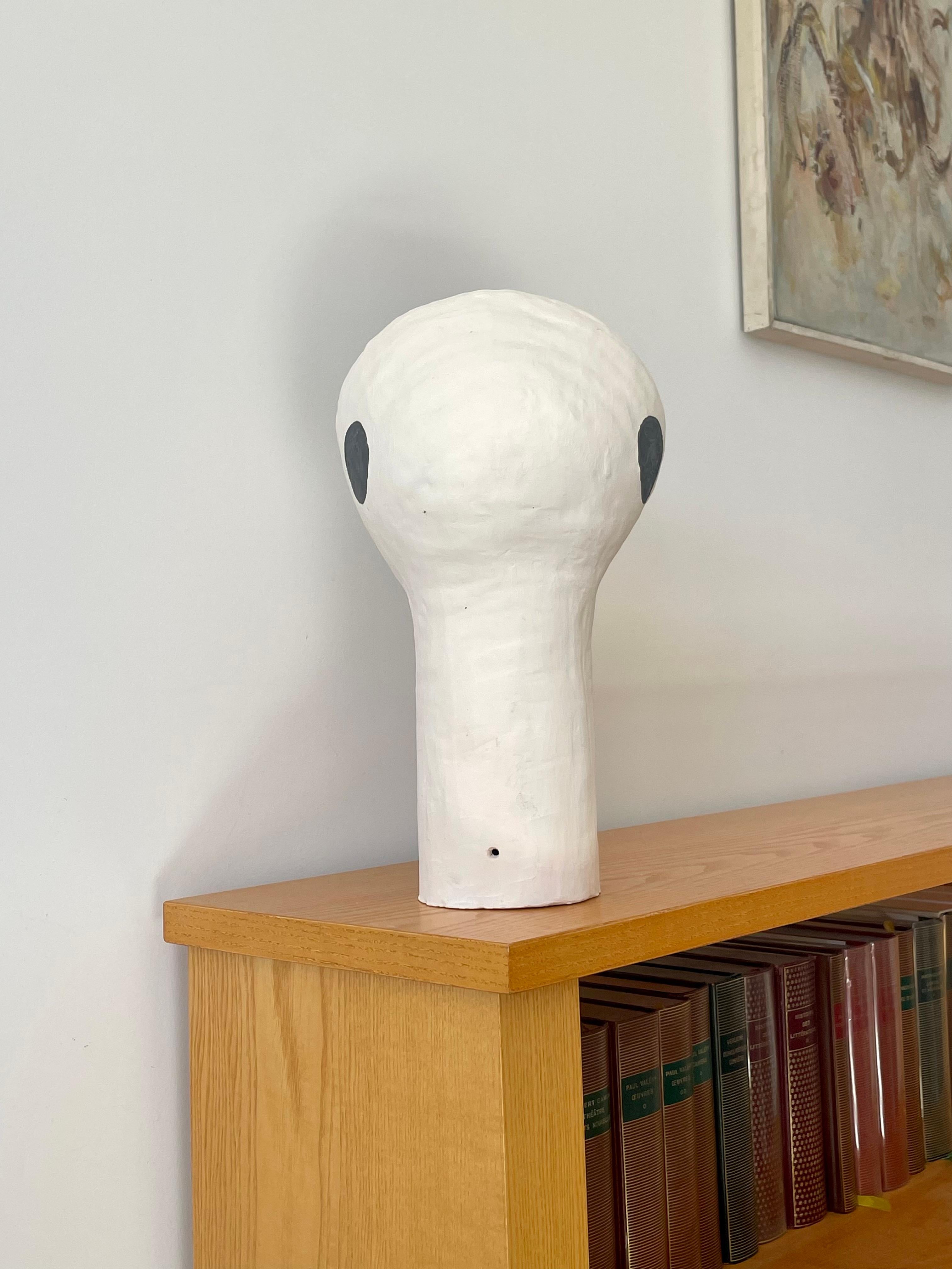 Lámpara francesa de cerámica contemporánea, 