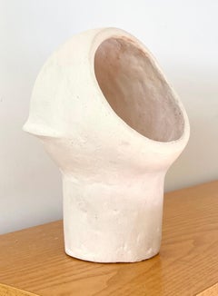Lampe en céramique contemporaine française, "Saturno" par Renzo Maar