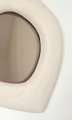 French contemporary ceramic mirror, "Infinito" by Renzo Maar