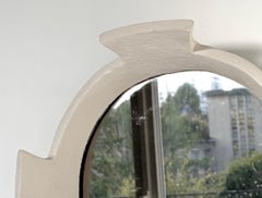 Zeitgenössischer französischer Keramikspiegel "Quadrifoglio" von Renzo Maar