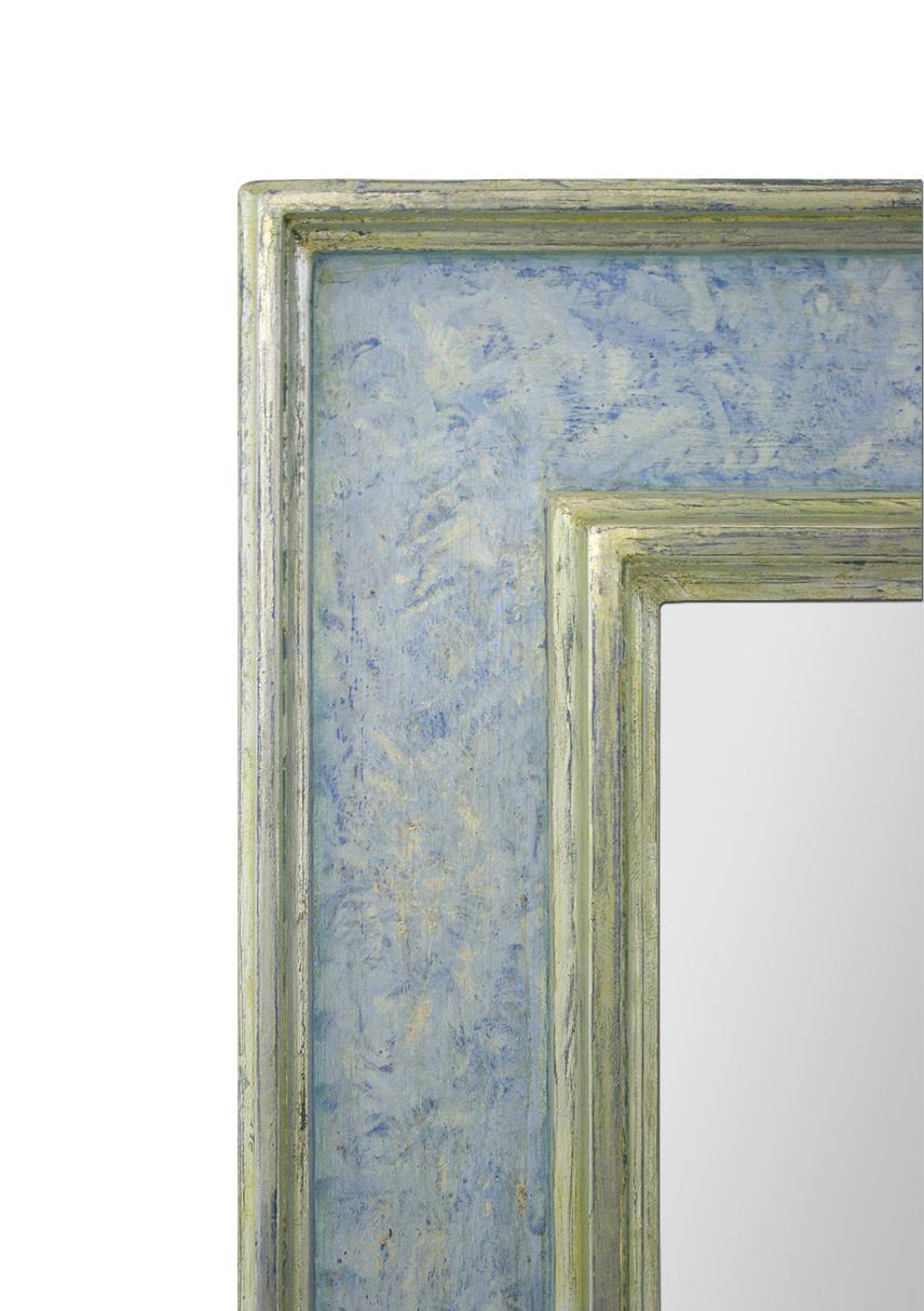 Miroir contemporain français, cadre d'inspiration « Braque » de Pascal & Annie Excellent état - En vente à Paris, FR