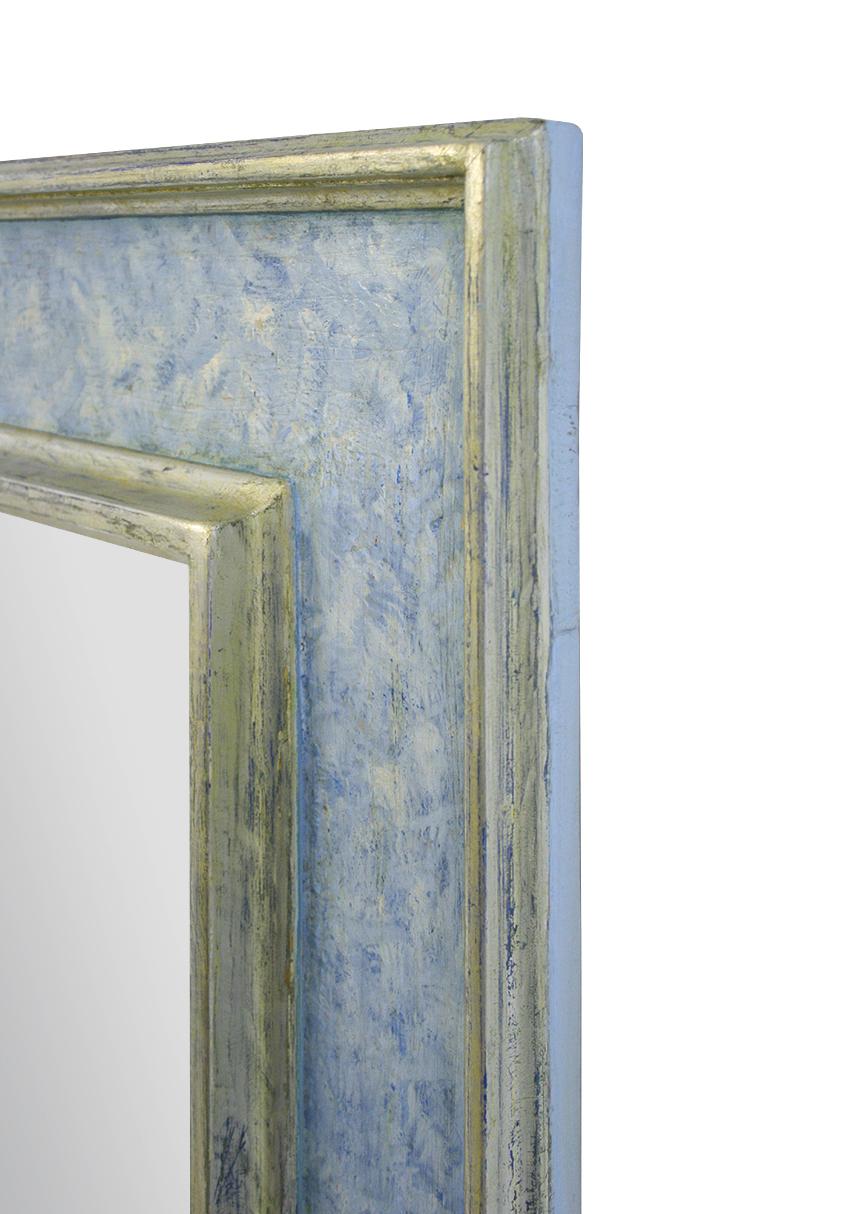 XXIe siècle et contemporain Miroir contemporain français, cadre d'inspiration « Braque » de Pascal & Annie en vente