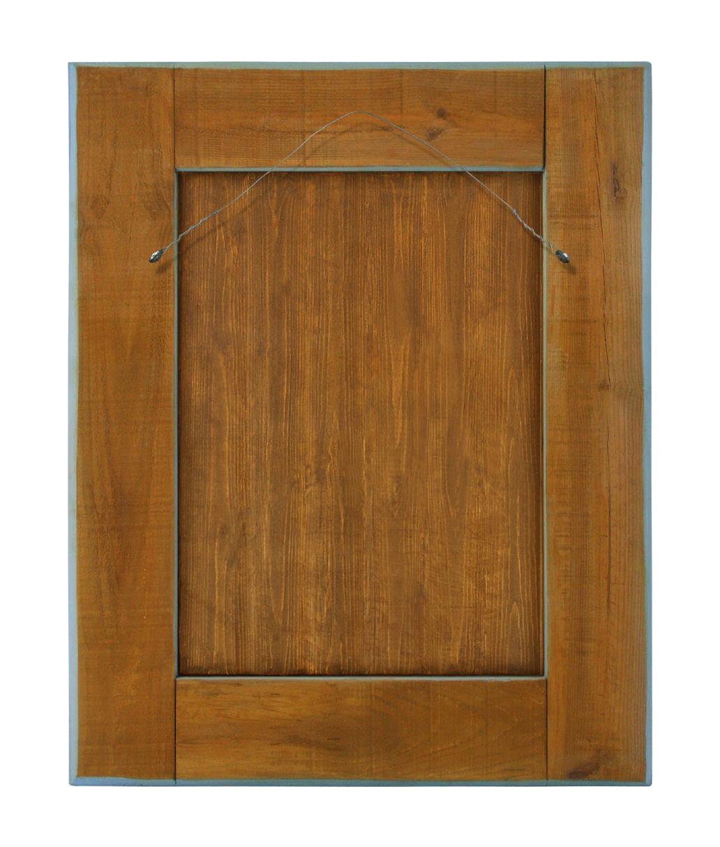 Zeitgenössischer französischer Spiegel „Braque“ von Pascal & Annie, inspirierter Rahmen (Holz) im Angebot