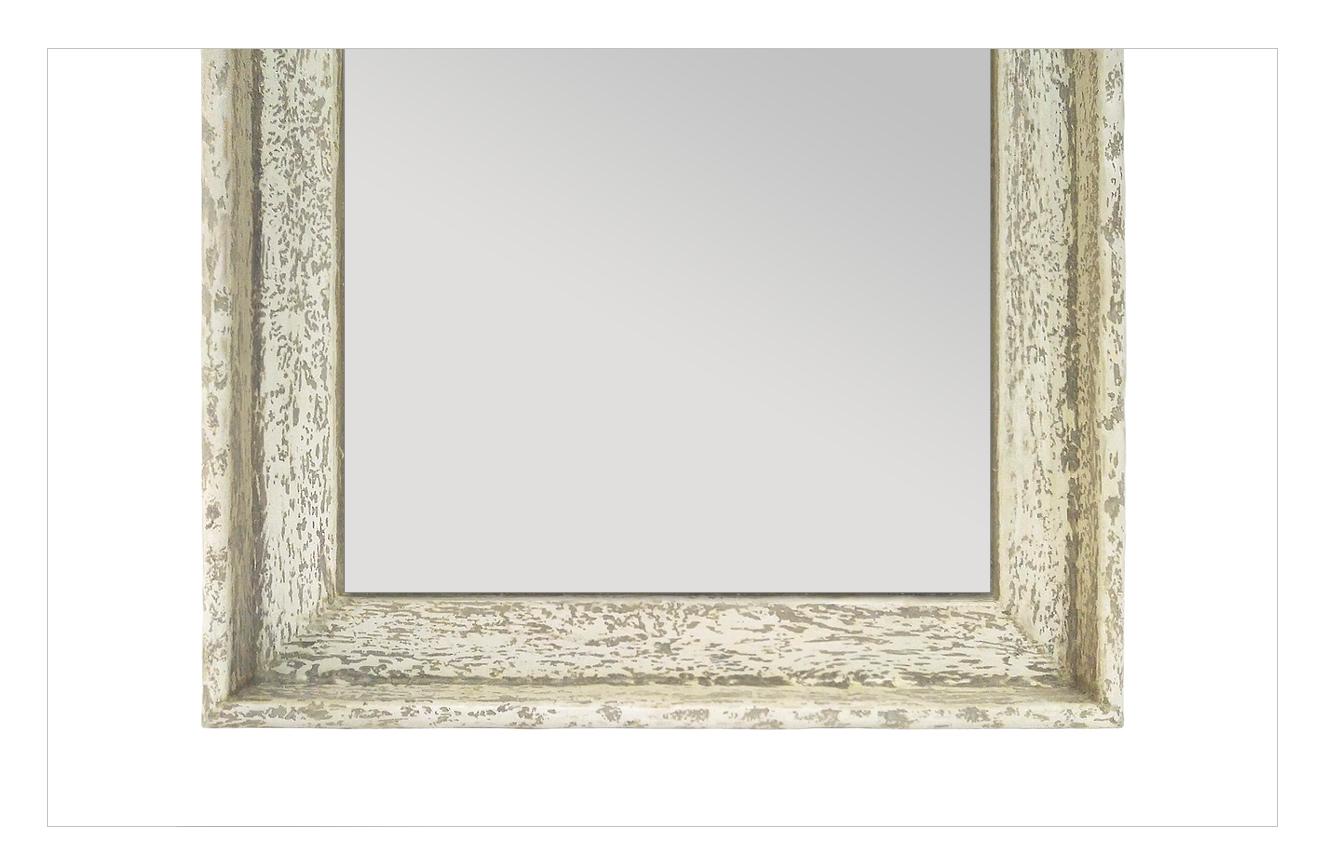 Hand-Carved French Contemporary Mirror, 