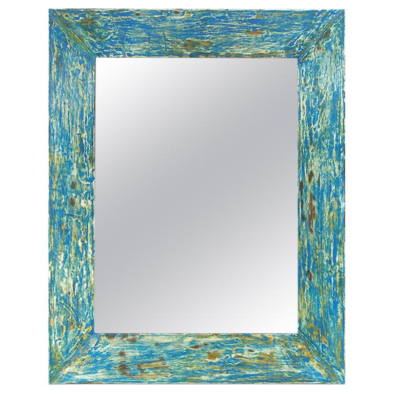 French Contemporary Mirror, "Ocean" by Pascal & Annie For Sale