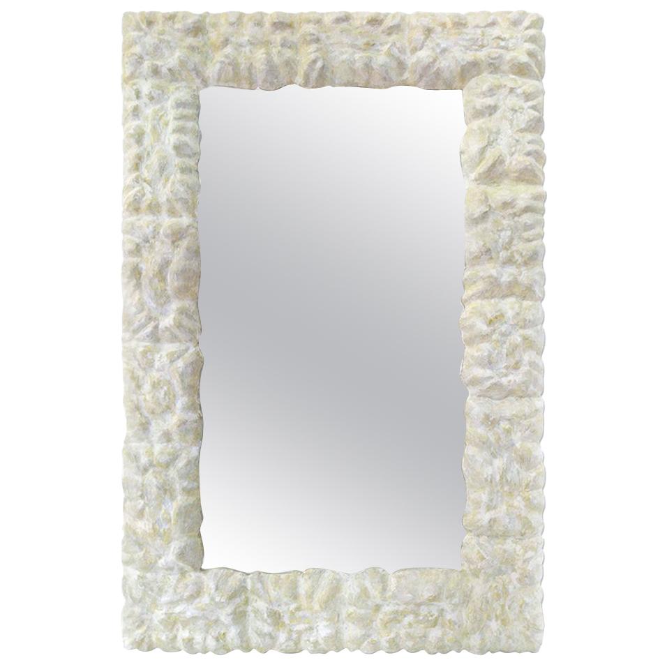 French Contemporary Mirror, "Perle" by Pascal & Annie