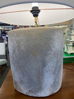 French Contemporary Pair of Glazed Ceramic Lamps