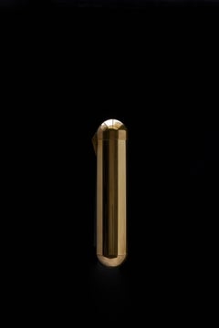 French Contemporary Polished Brass Sconce ISP