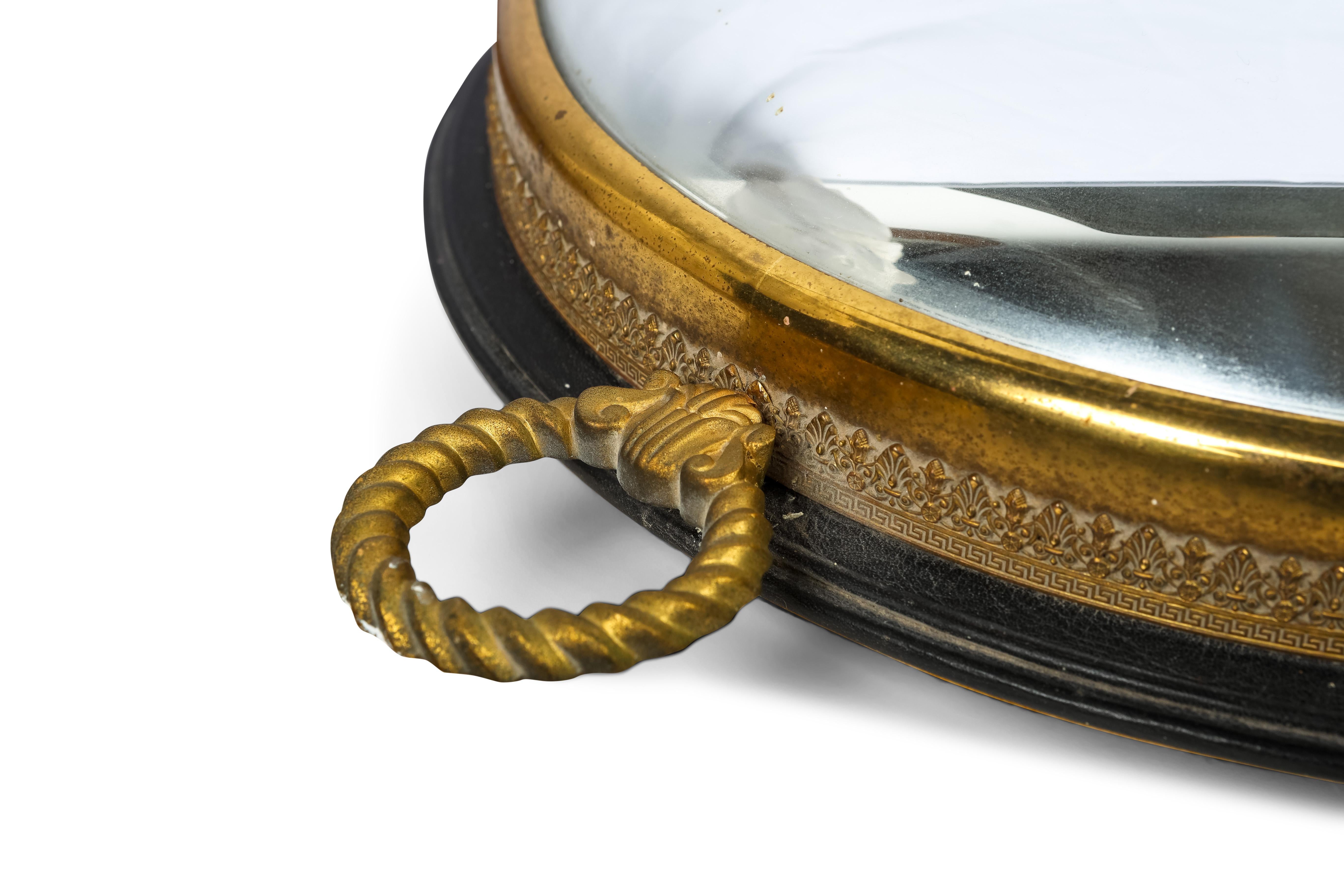 Late 19th Century French Convex Mirror For Sale