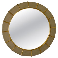 French Convex “Witch” Mirror, 1940s