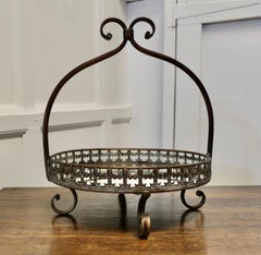 French Copper and Mirrored Bottomed Cake Stand