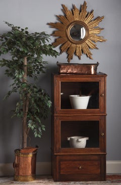 French Copper Bucket with Brass Trim, Late 1800s