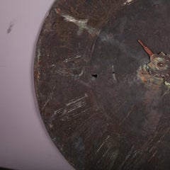 French Copper Clock Face