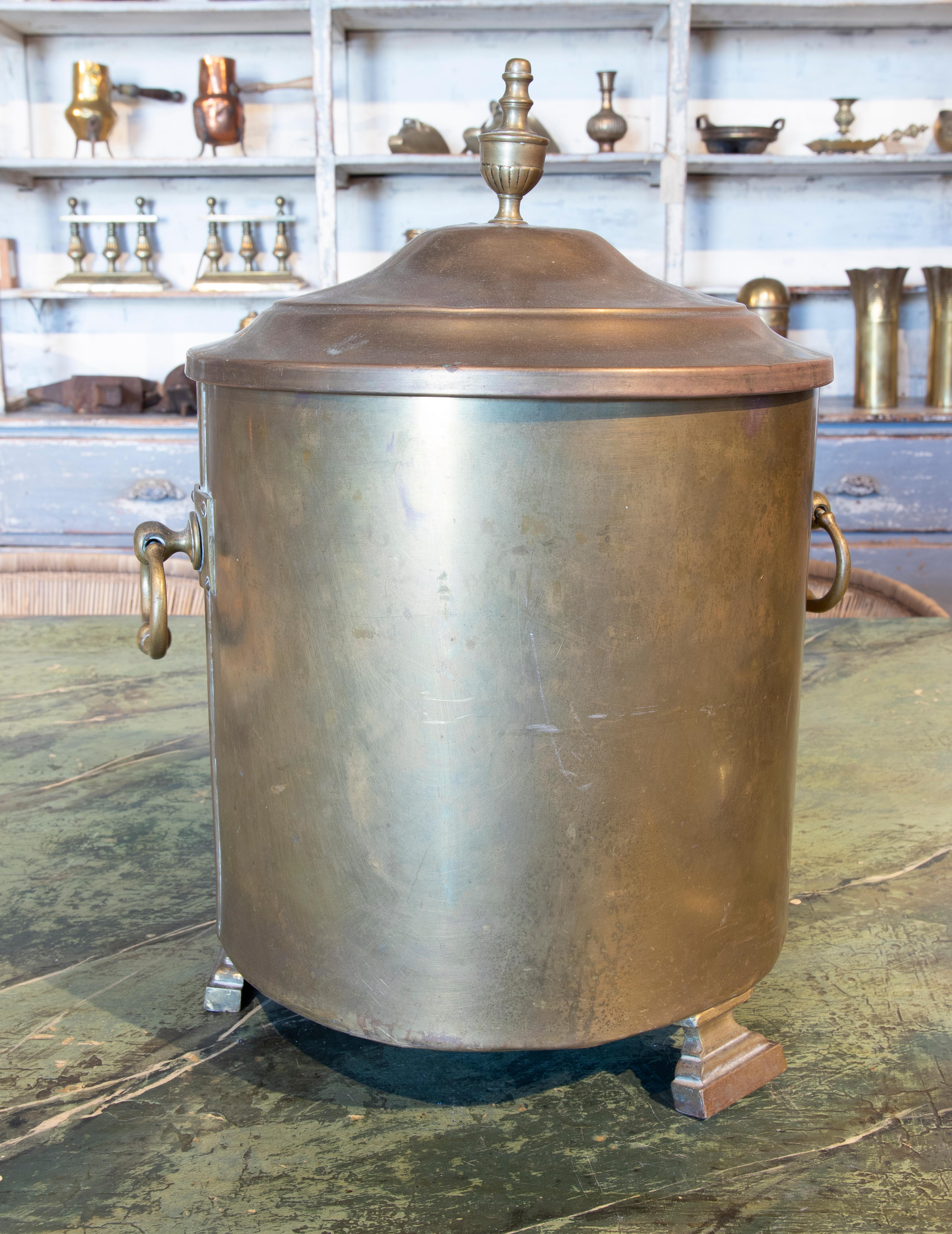 French Copper Container for Food Preservation For Sale 1