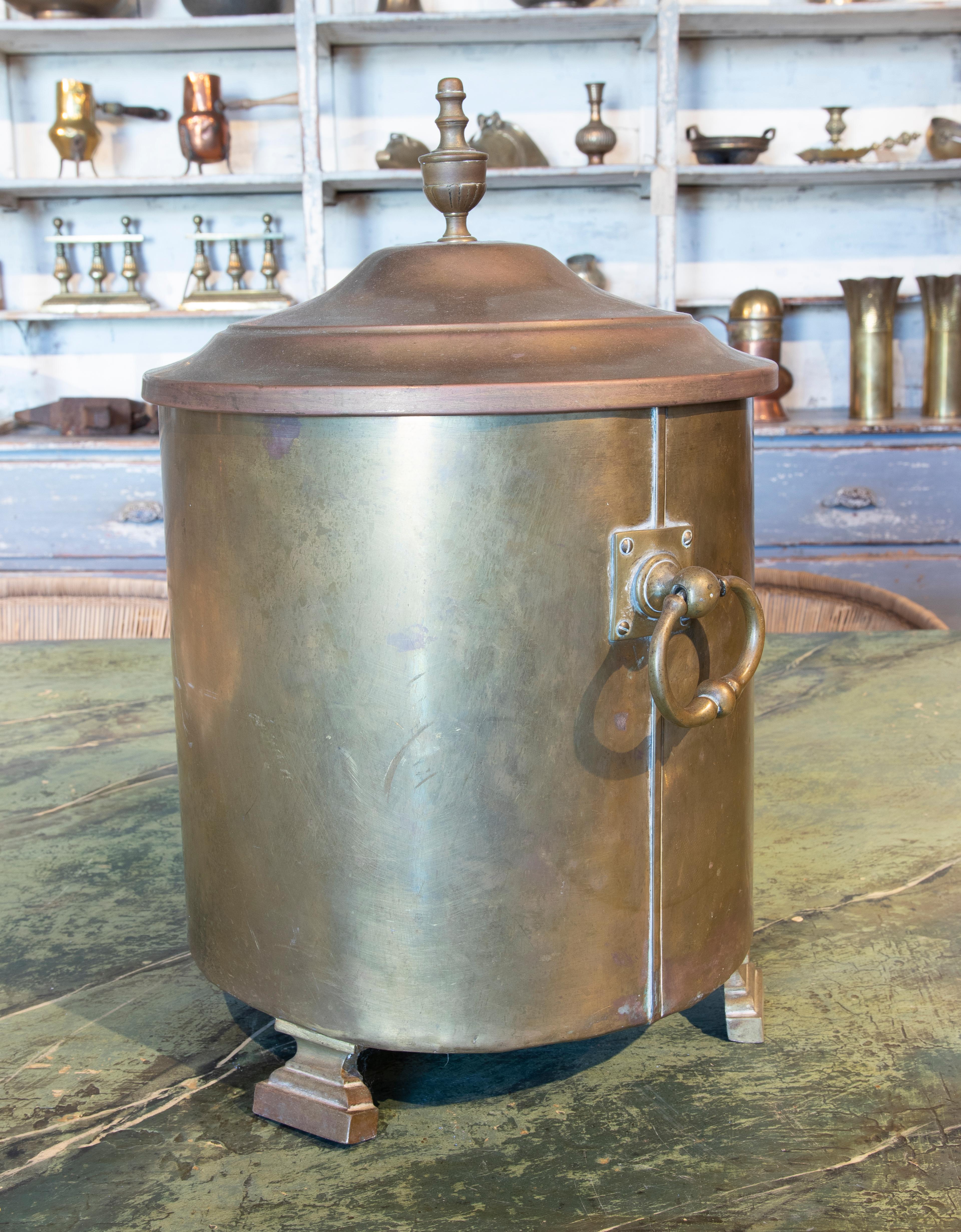 French Copper Container for Food Preservation For Sale 3