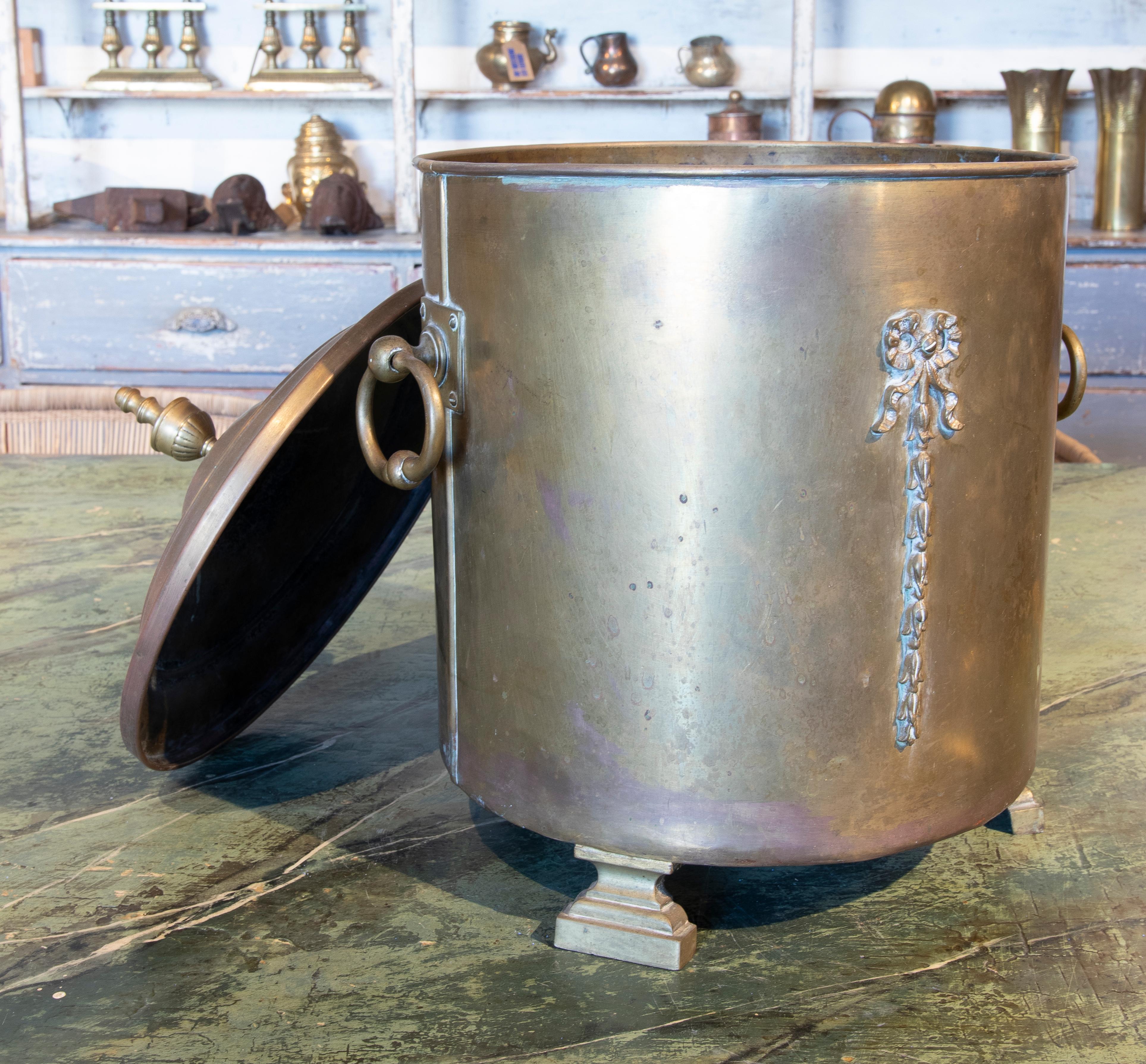 French Copper Container for Food Preservation For Sale 4