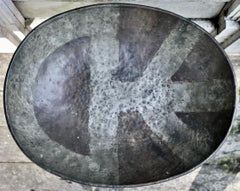 French Copper Dinanderie Abstract Bowl