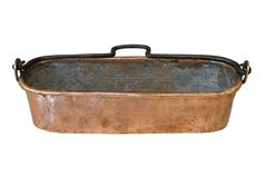 French Copper Fish Pan
