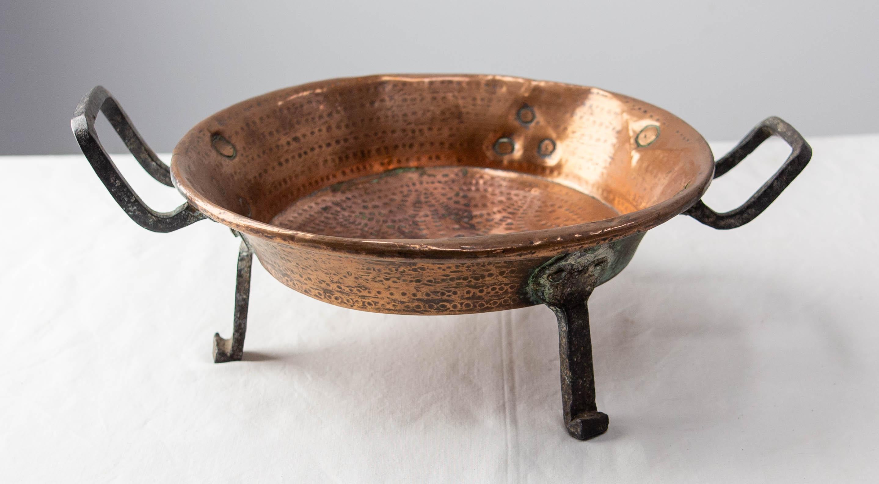 French Copper & Iron Centerpiece, 19th Century For Sale 1