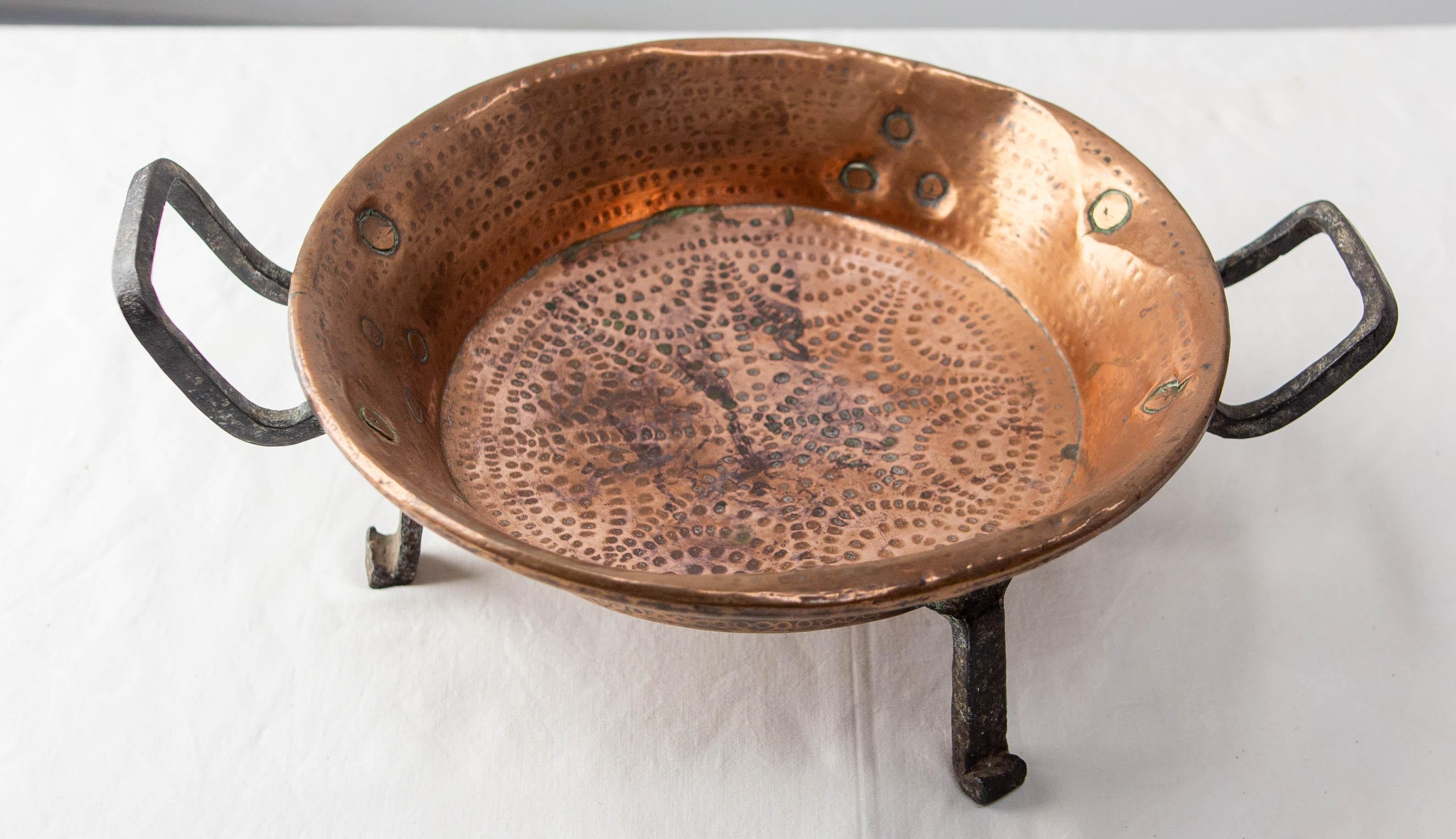 French Copper & Iron Centerpiece, 19th Century For Sale 2