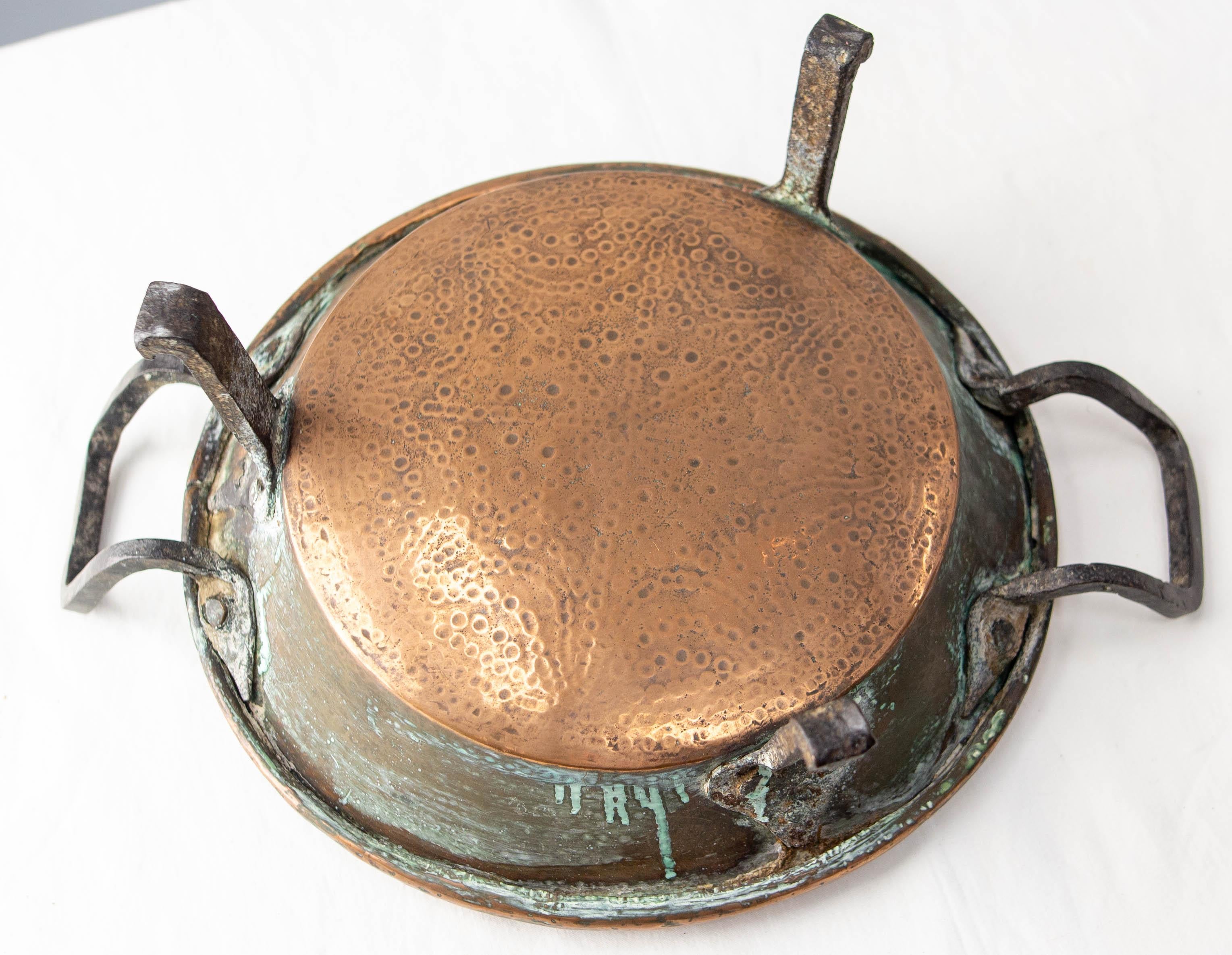 French Copper & Iron Centerpiece, 19th Century For Sale 3