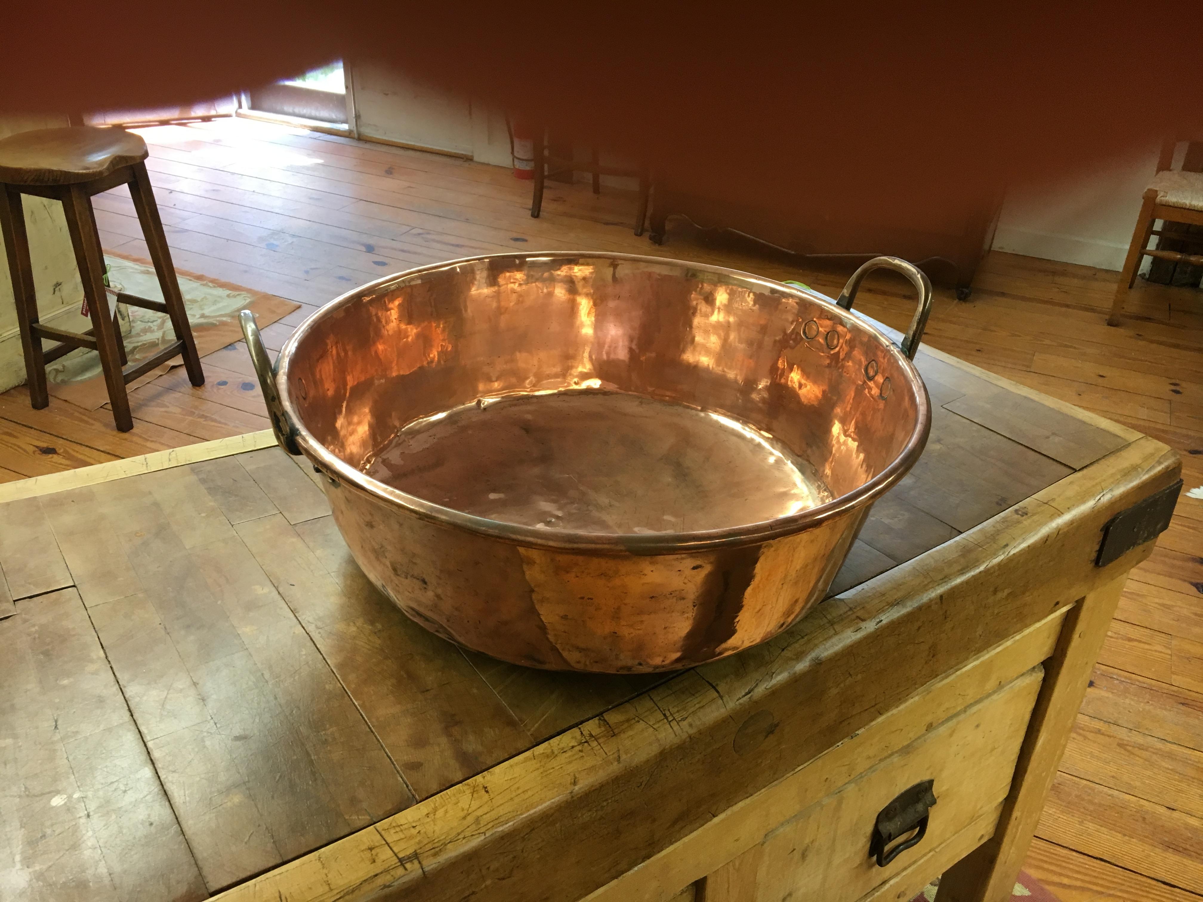 Late 19th Century French Copper Jam Pan