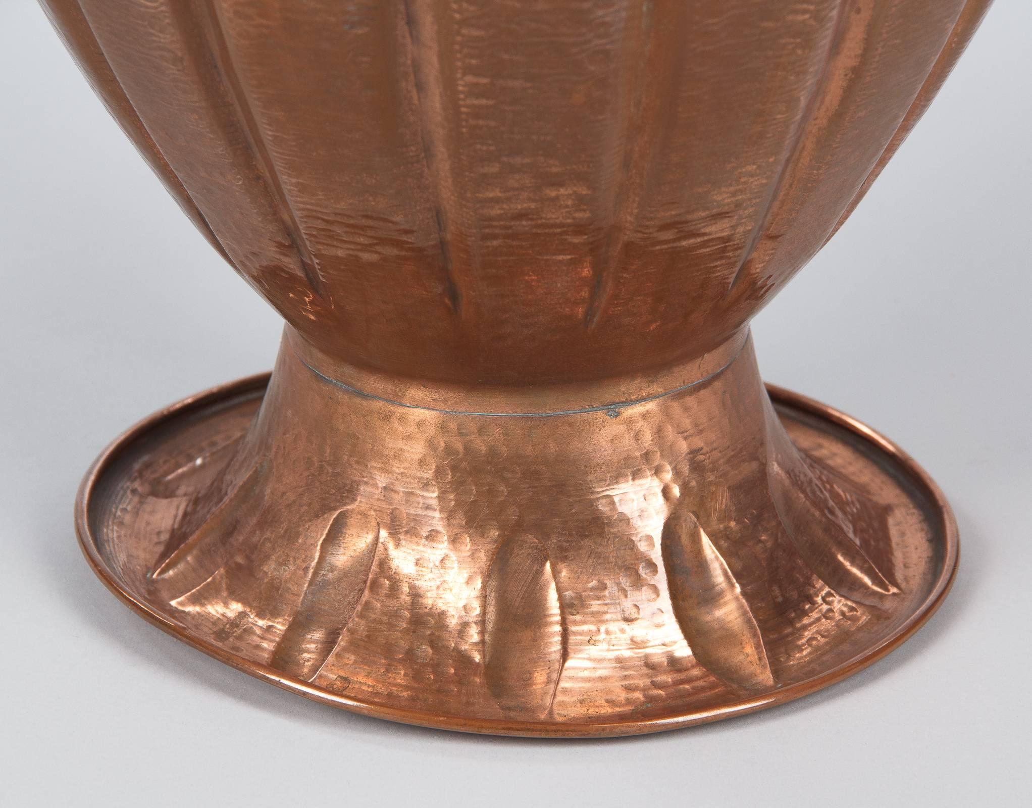 French Copper Pitcher or Umbrella Stand, 1950s 1