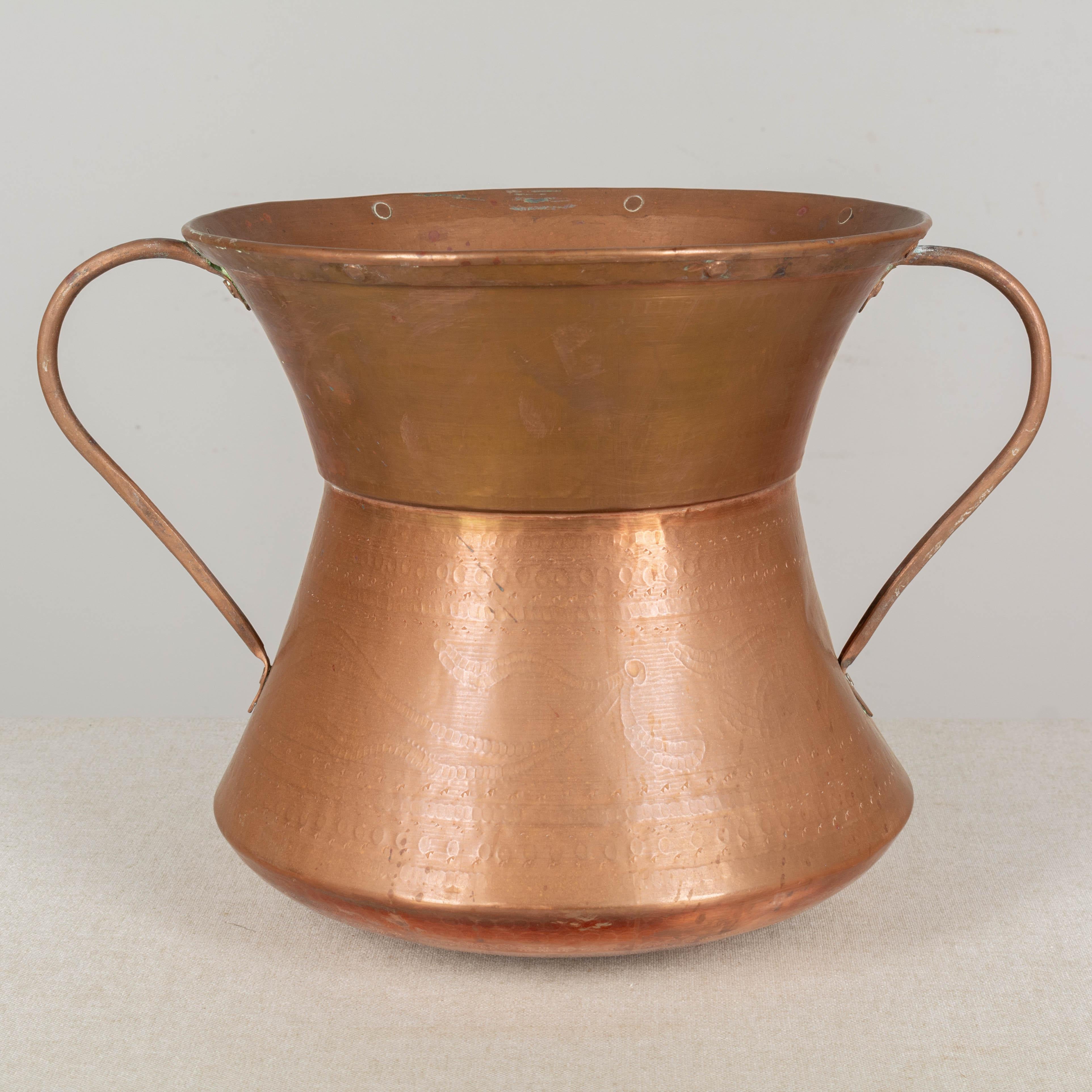 French Copper Pitcher or Vase 1