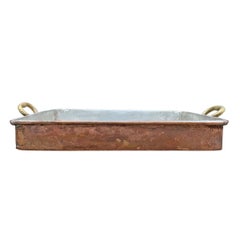 French Copper Roasting Pan