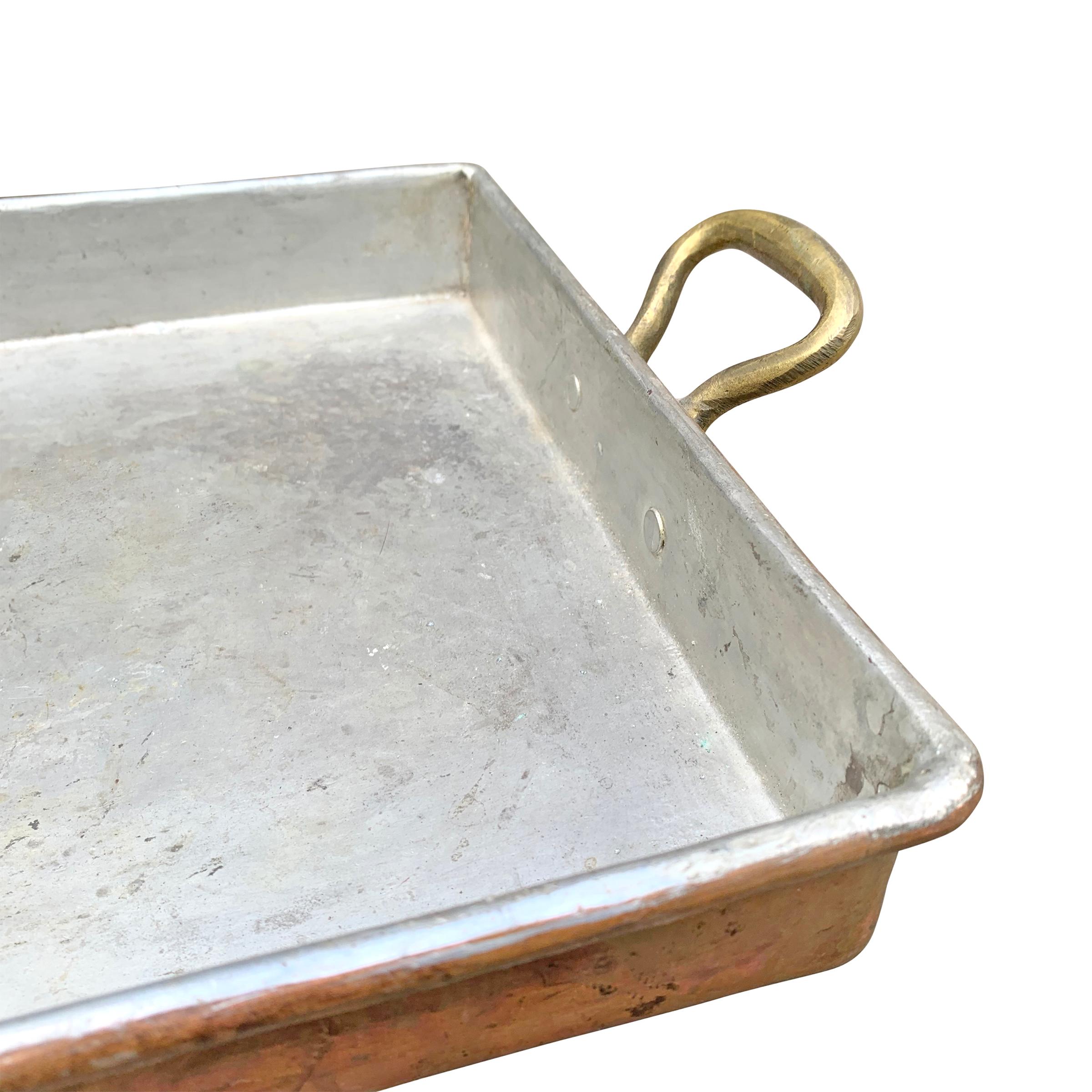 Industrial French Copper Roasting Pan