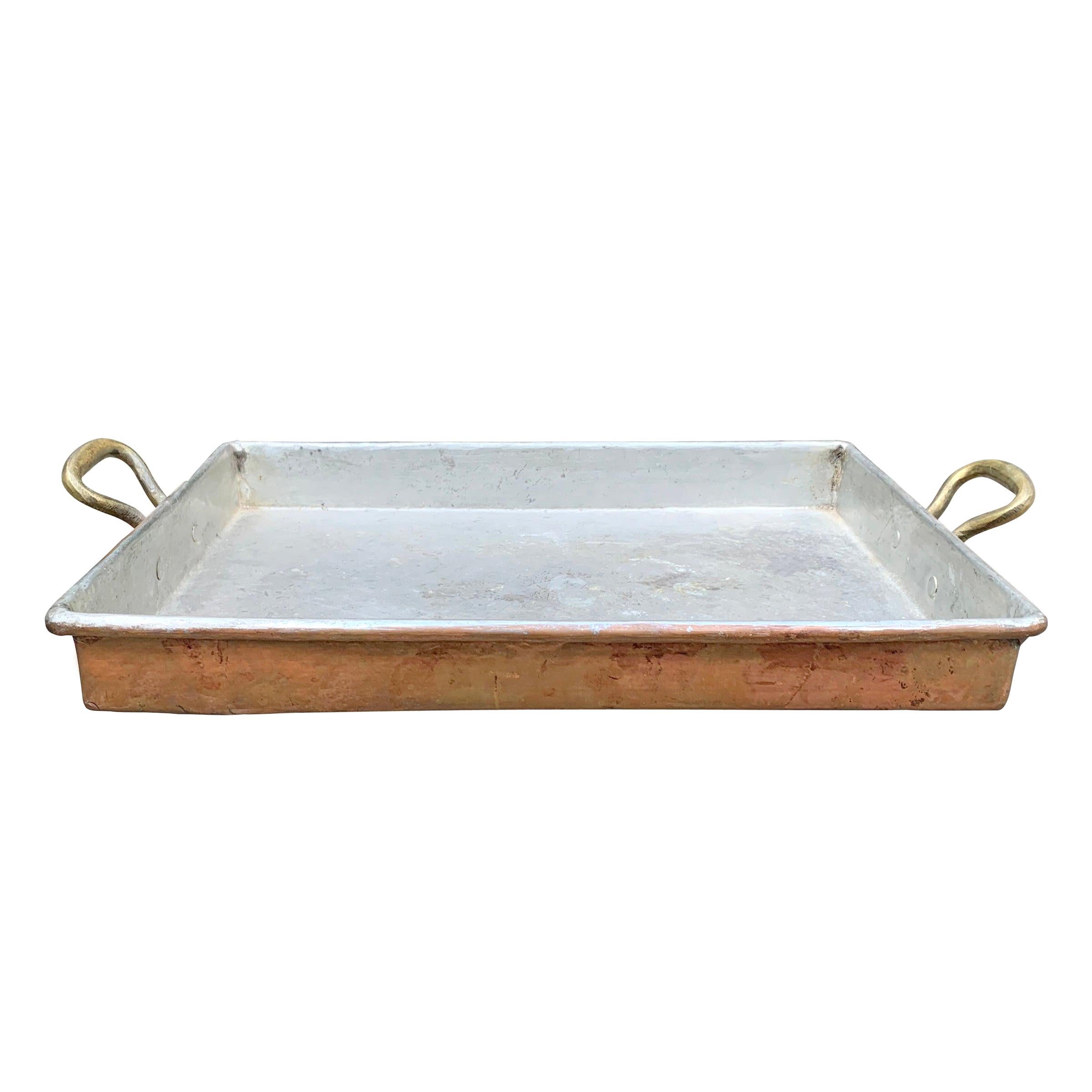 French Copper Roasting Pan