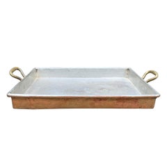 Vintage French Copper Roasting Pan