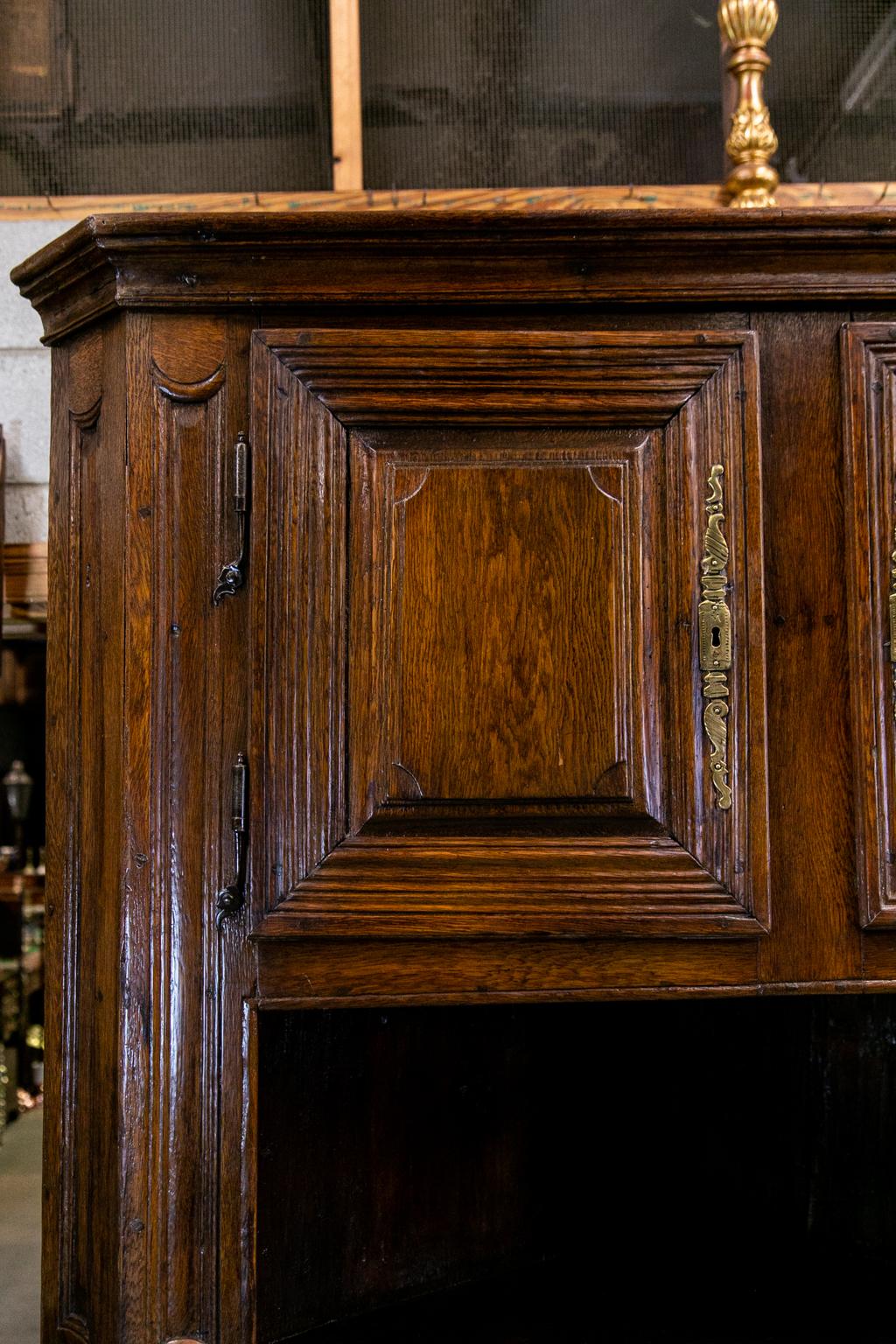 french corner cabinet