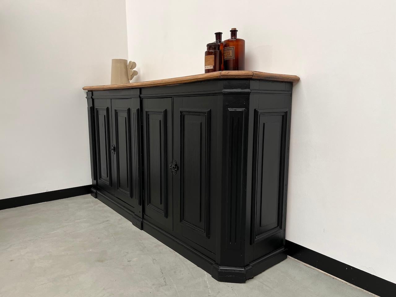 Französisches Eck-Sideboard, 1900er Jahre, vollständig restauriert im Angebot 2