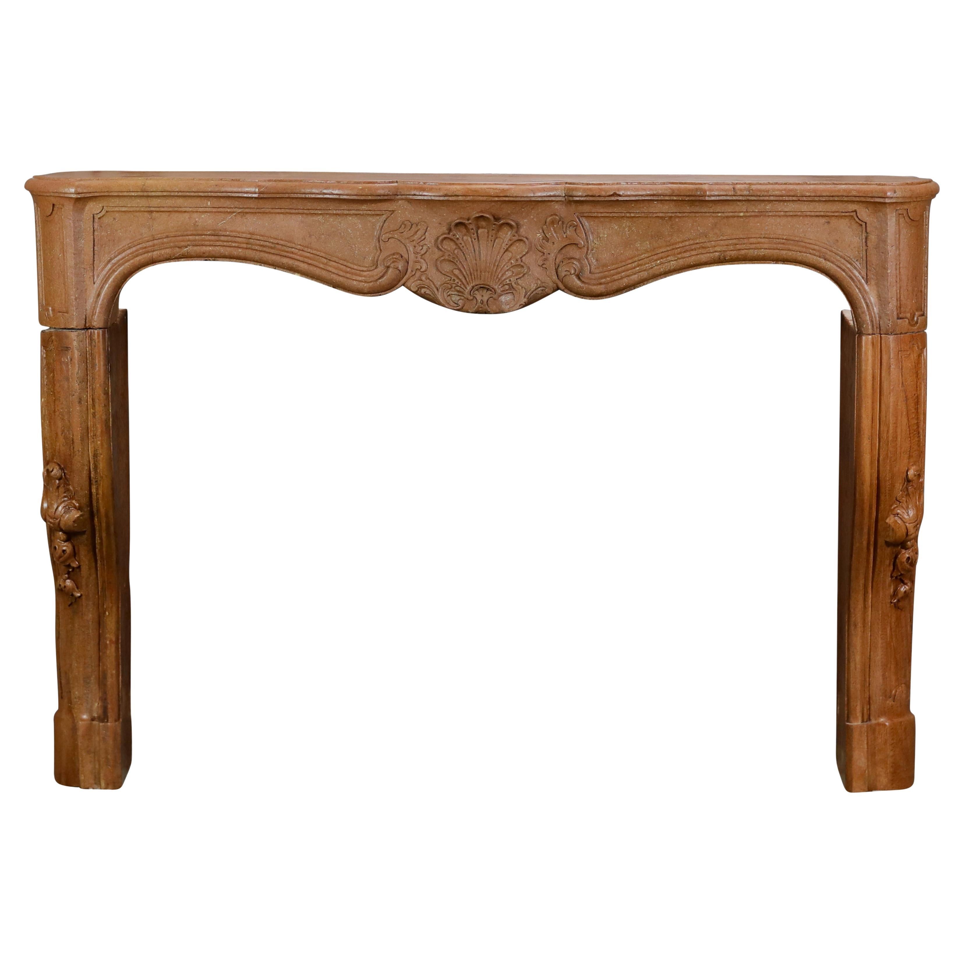 French Cosiness Lifestyle Eye-Catching Antique Stone Fireplace Surround Elements For Sale
