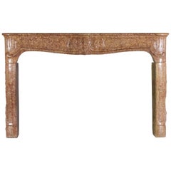 French Cosy Style Stone Antique Fireplace Surround