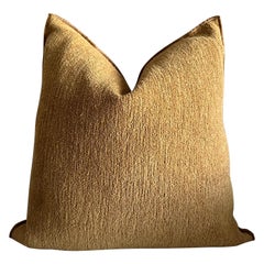 Almohada de chenilla de algodón francés con inserto de plumón