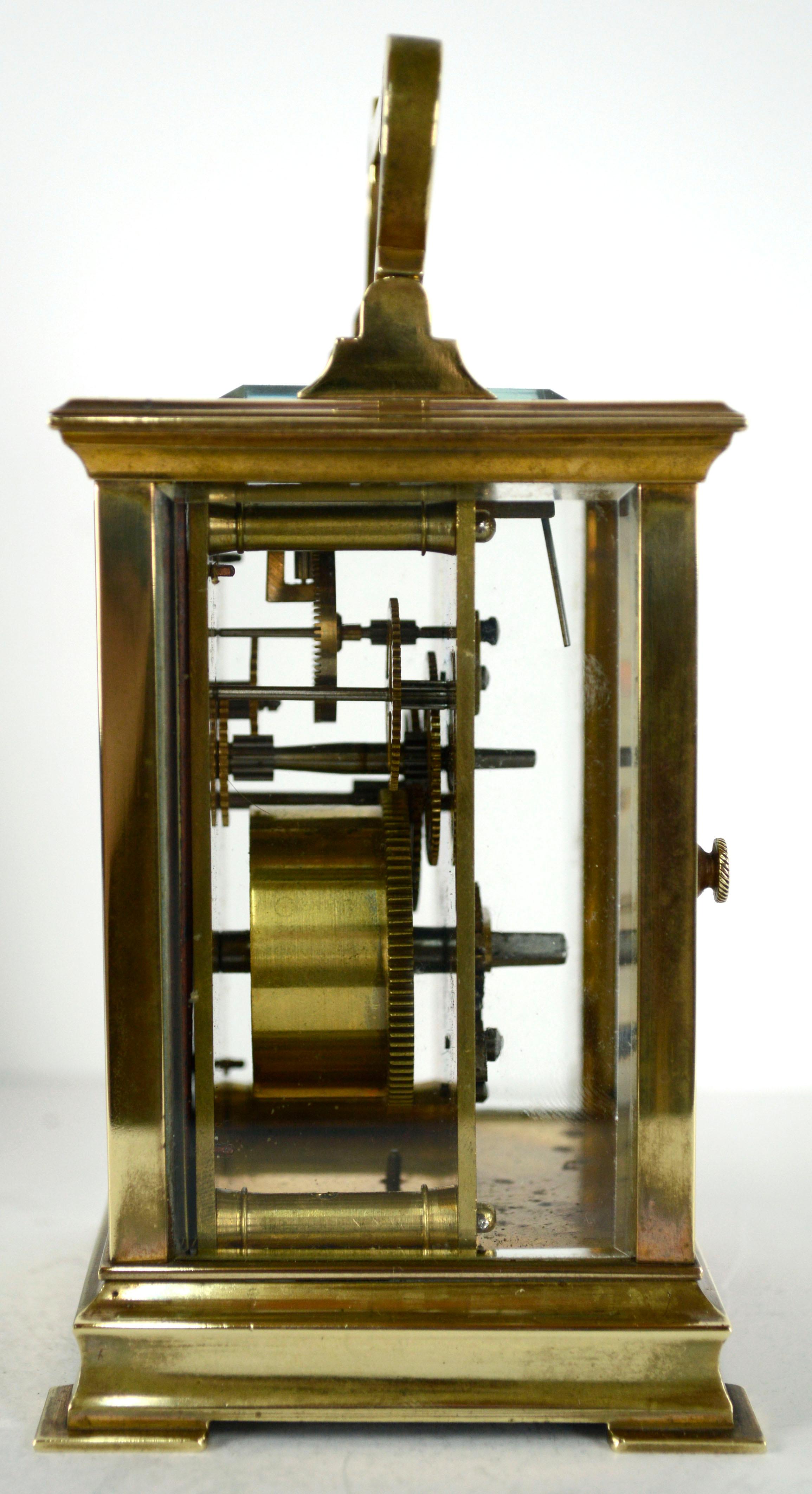 French Couaillet Freres Carriage Clock of Saint-Nicolas-D'Aliermont, Russell's 4