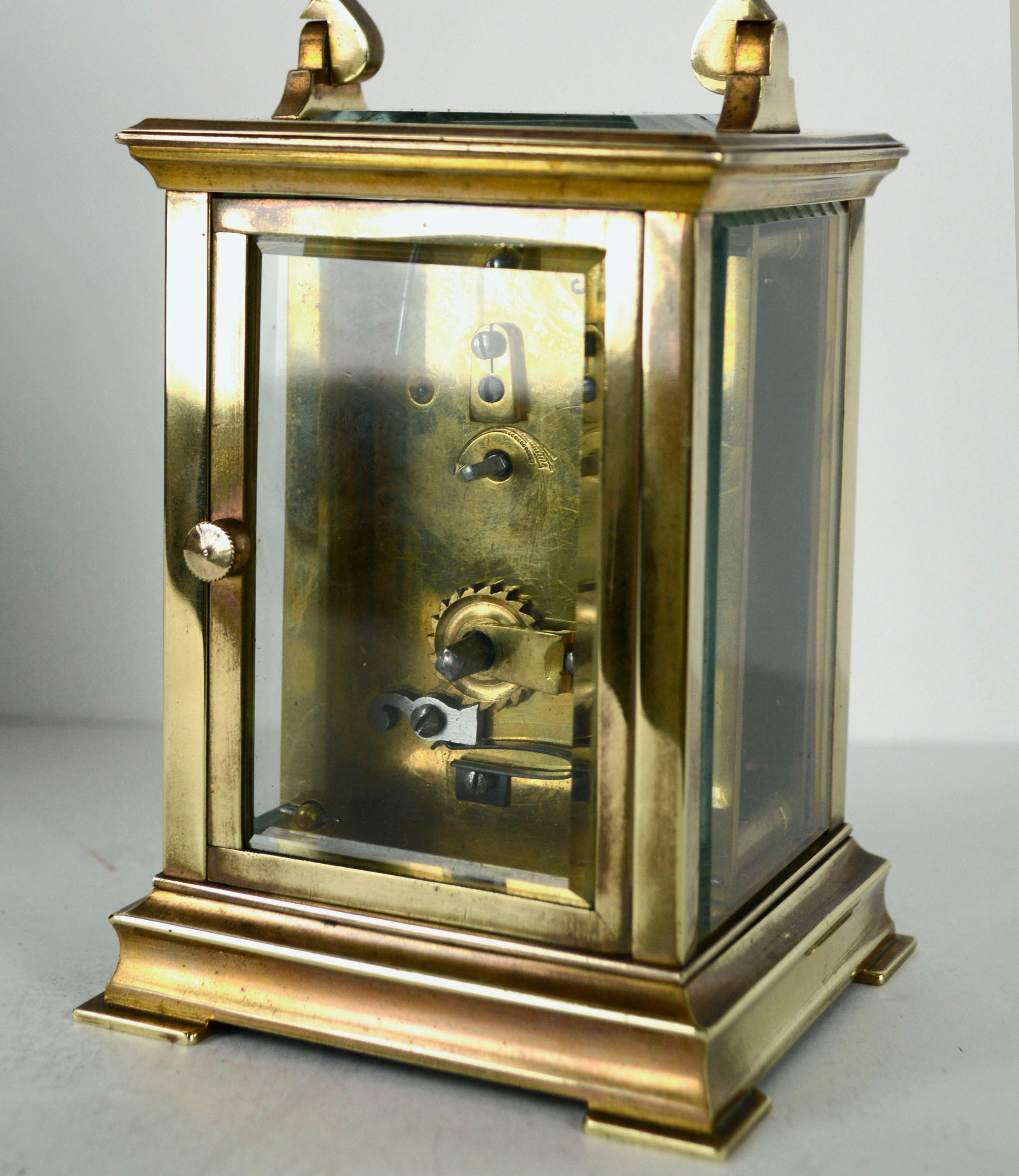 French Couaillet Freres Carriage Clock of Saint-Nicolas-D'Aliermont, Russell's 7