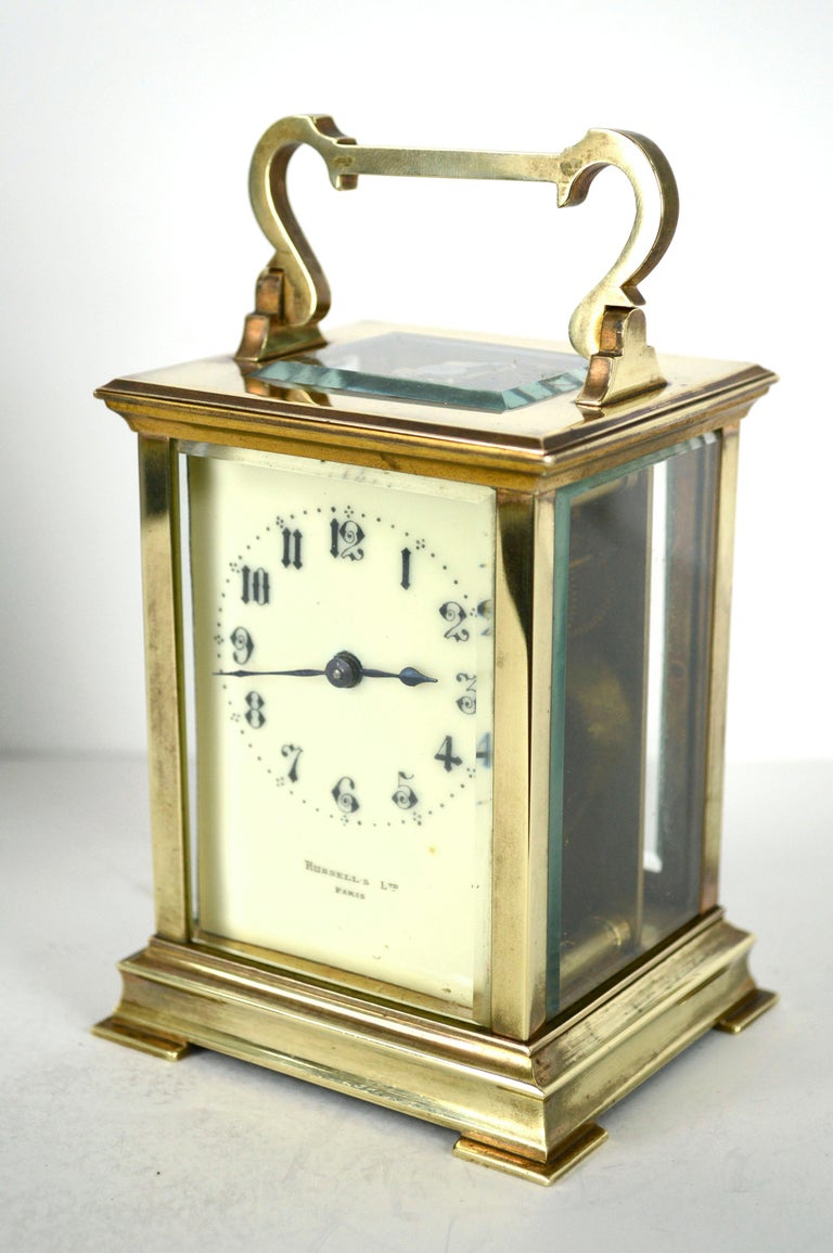 Französische Kutschenuhr von Couaillet Freres aus Saint-Nicolas-D ...