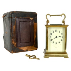 French Couaillet Freres Carriage Clock of Saint-Nicolas-D'Aliermont, Russell's