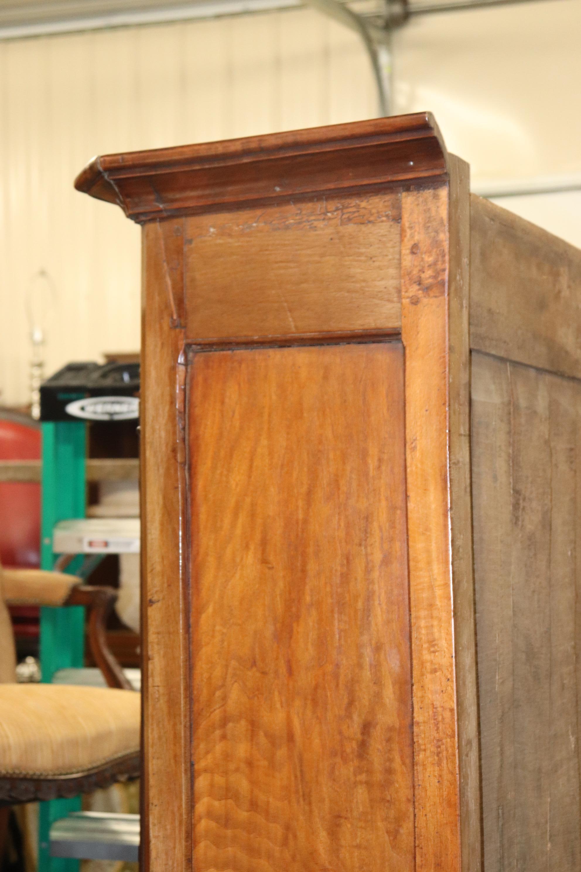 French Country Antique 1790s Era Armoire with Mesh Doors 5