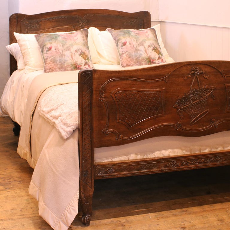 French Country Antique Bed Wd39 For, French Country King Size Bed